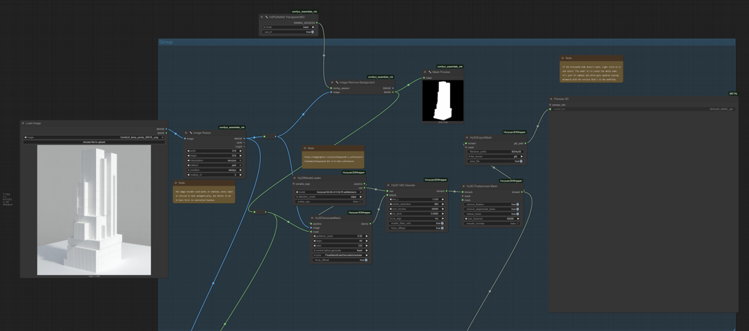 Node-based parametric definition for generated geometry