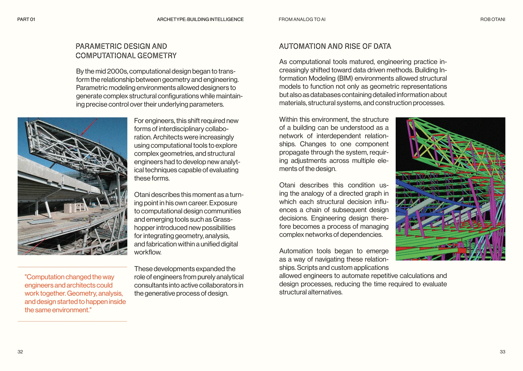 Archetype publication spread for Rob Otani, From Analog to AI