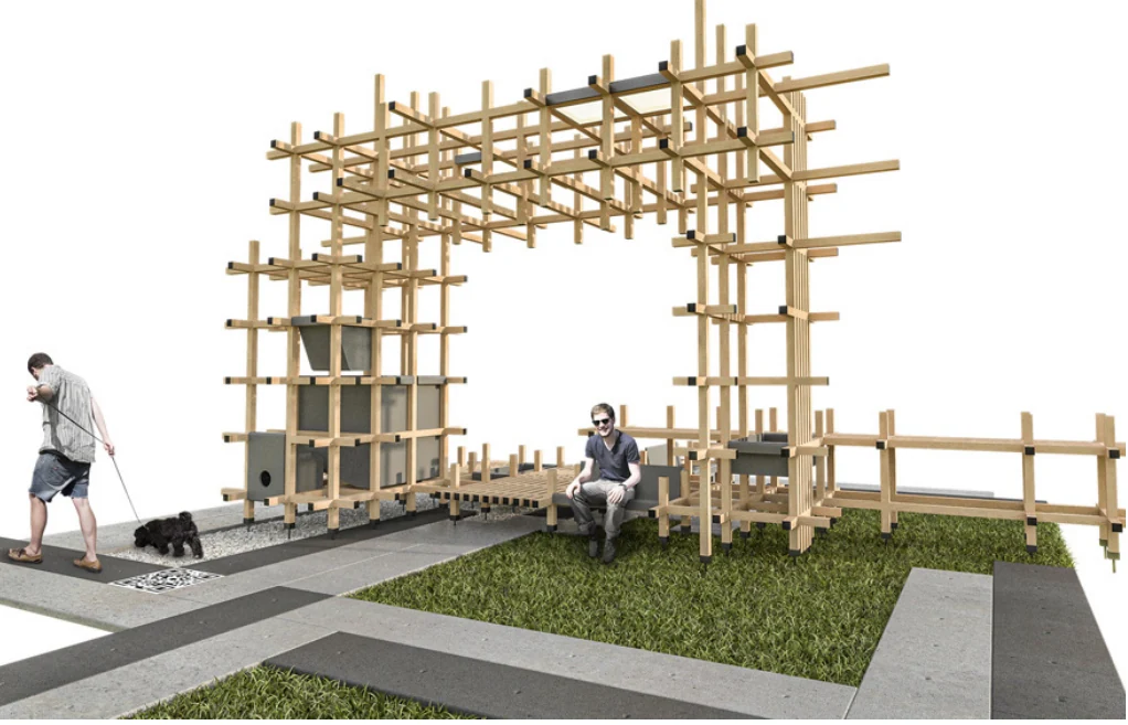 Furniture Design for Urban Parks competition proposal