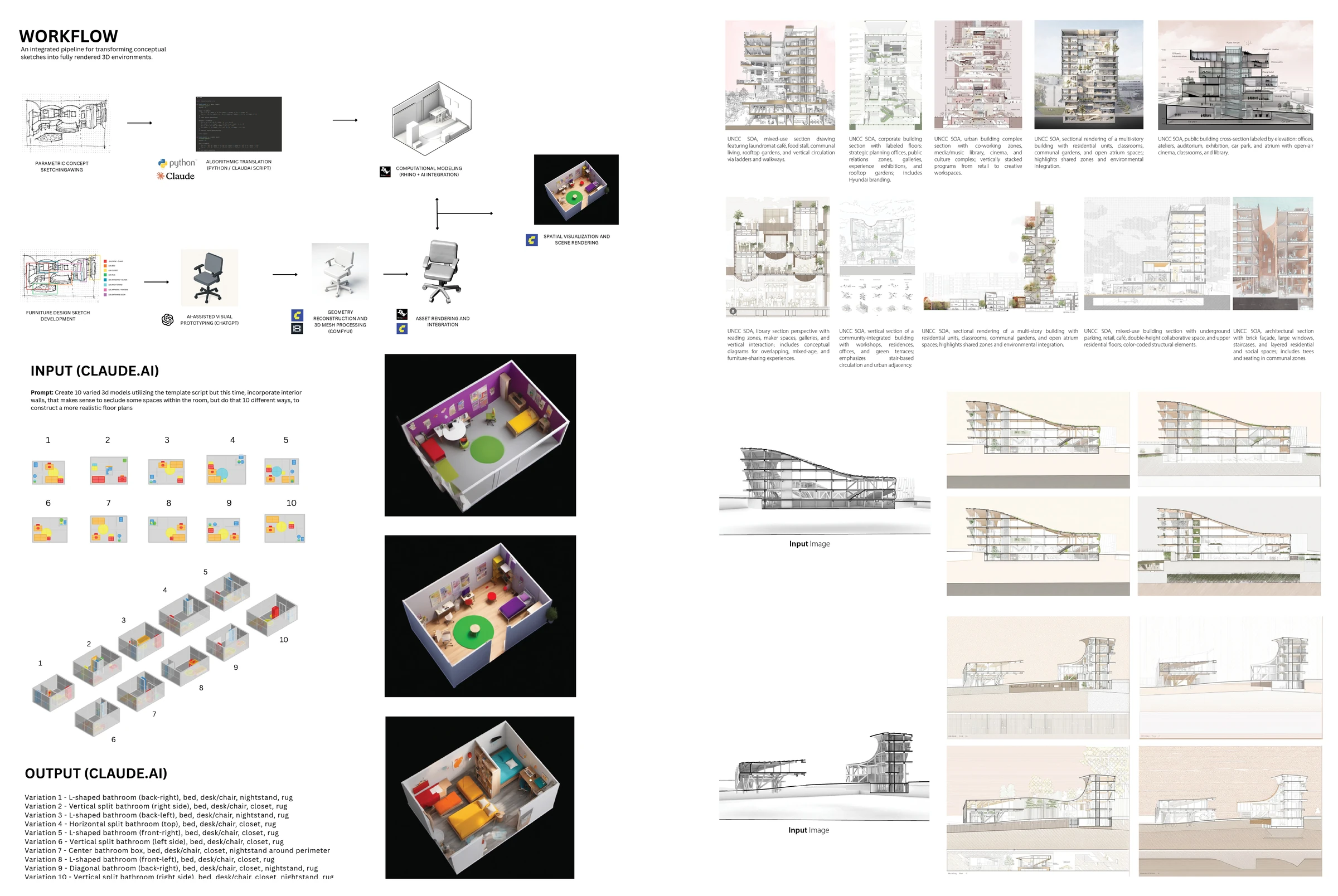 AI x Architecture student work, Balinase Kaonga + David Mba