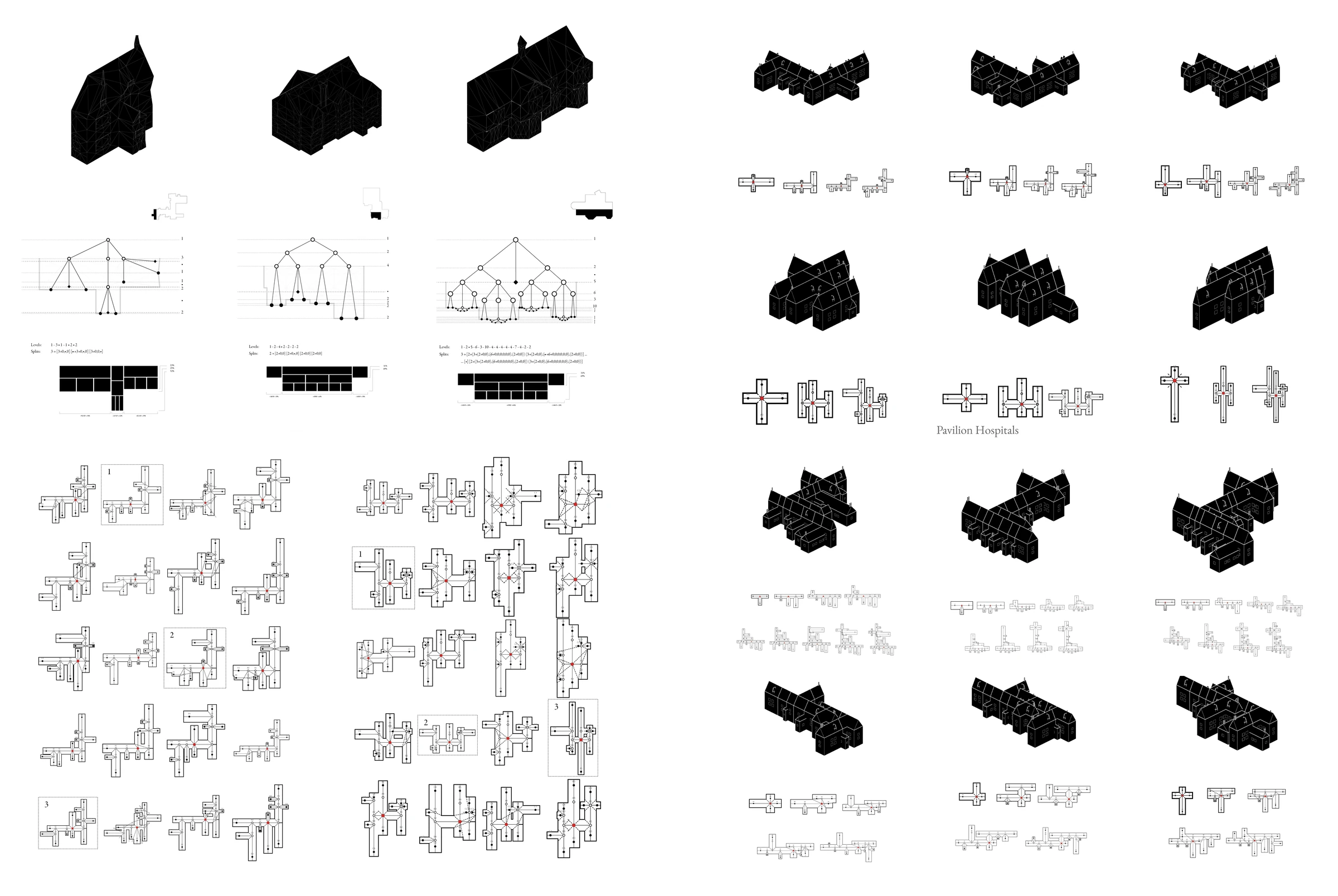 Morphogenetic Typologies student work, Ethan Bolton + Marco Ramirez